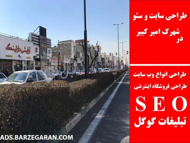 طراحی سایت و سئو در شهرک امیر کبیر