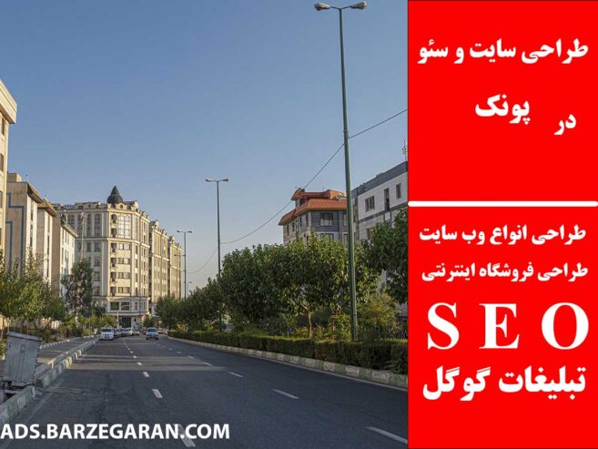طراحی سایت و سئو در پونک